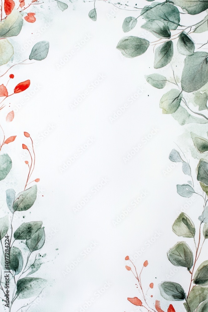 Aufkleber watercolor background with muted color tones for design and art projects generative ai
