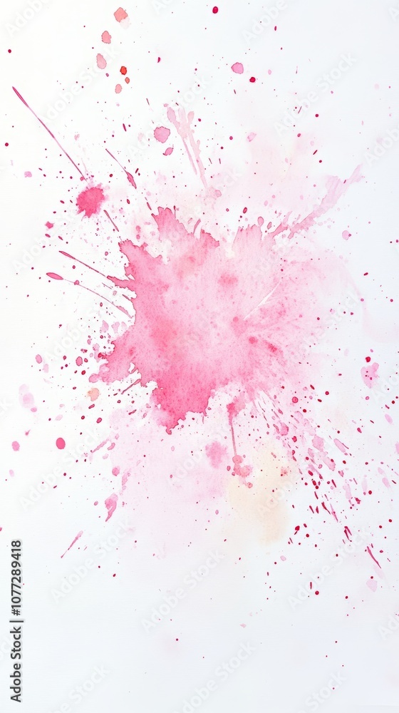 Aufkleber soft watercolor splash background for design and art projects generative ai