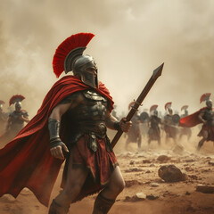 Obraz premium Spartan warrior 