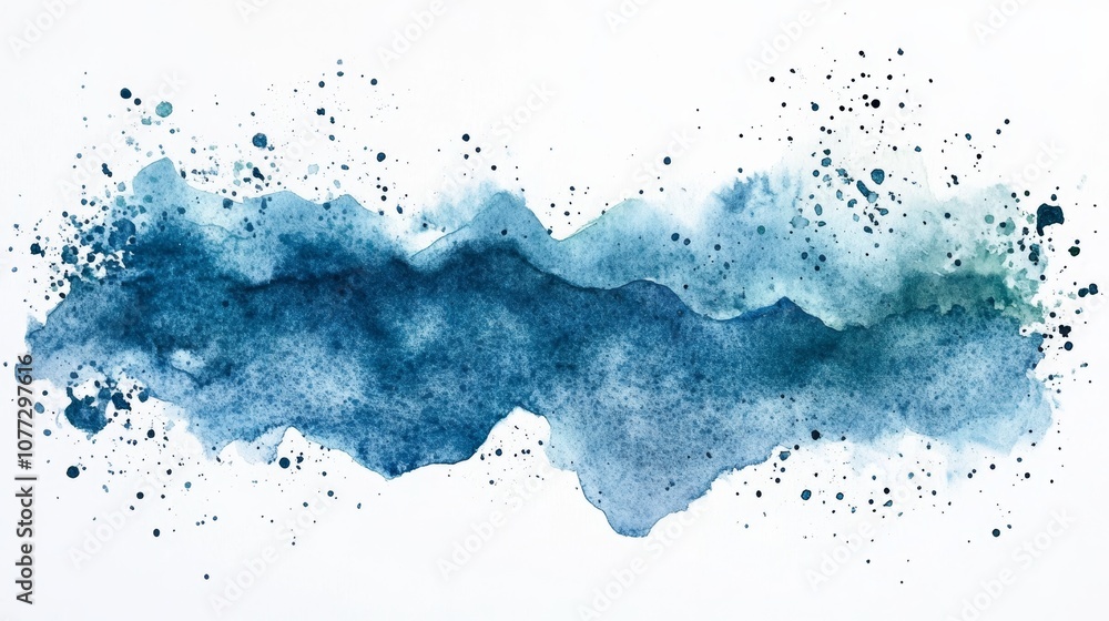 Poster watercolor splat texture for invitation design elements generative ai