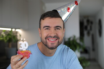 Man excited to turn 30 years old 