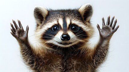 Fototapeta premium Curious Raccoon