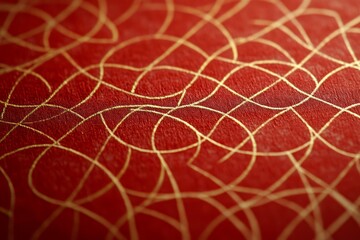 a minimal pattern of japanese washi paper, red.