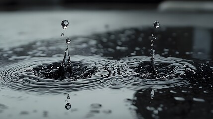 Water Drops Splashing