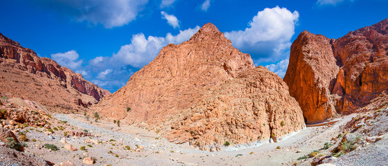 Todra Gorge, Morocco: Toudgha Gorge, a natural canyon in High Atlas Mountains near the town of Tinghir