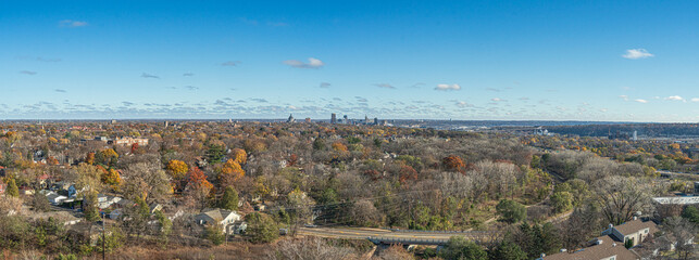 St Paul Minnesota panorama skyscrape