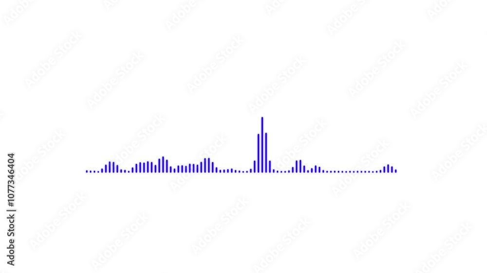 Poster minimalist waveform audio. digital audio spectrum wave effect, audio spectrum, radio equalizer, 4k a