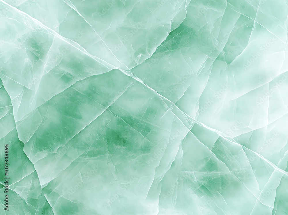 Aufkleber smooth green marble texture with subtle patterns, ideal for backgrounds or design projects, evoking 