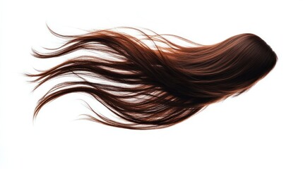 Long Flowing Brown Hair