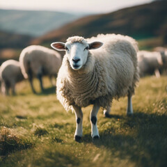 Fototapeta premium Sheep Closeup