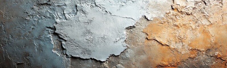 Obraz premium Close up of a peeling wall with paint