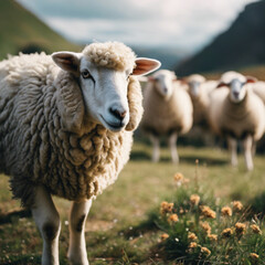 Sheep Closeup