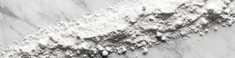 Snowy texture on marble surface, winter concept