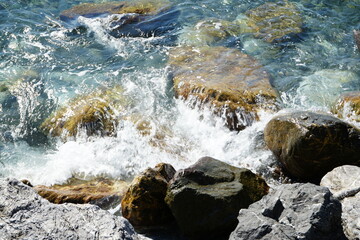 water and rocks