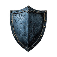 Weathered and Rugged Shield Emblem