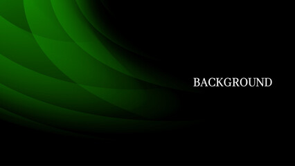 Black abstract background with green gradient mesh. Futuristic design  © Irina Shats