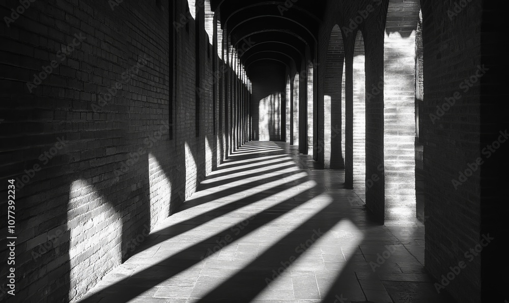 Poster light and shadow patterns