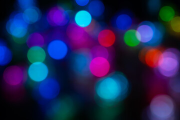 colorful bokeh blurred background