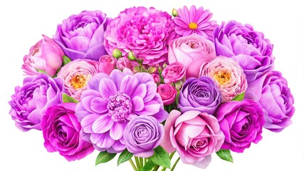 Watercolor Pink Flower