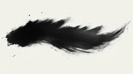 Bold Black Brushstrokes