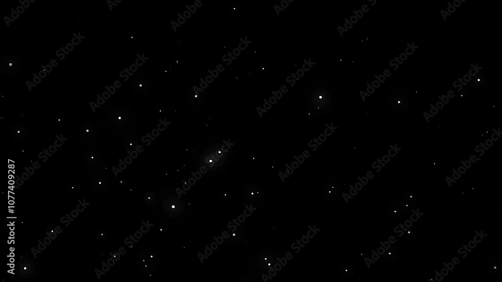 Poster realistic floating dust particle effect on black background for dynamic overlays