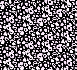 Seamless leopard pattern, animal print.