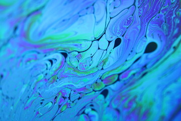 Fototapeta premium Abstract macro bubbles