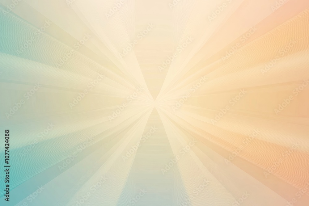 Aufkleber A gentle fusion of colors creates an abstract landscape with minimalist shapes, evoking tranquility and simplicity in design. Generative AI