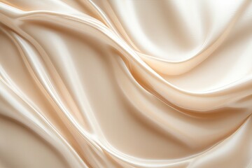 Fototapeta premium Abstract background with cream in warm beige tones, smooth strokes with a slight glossy finish.