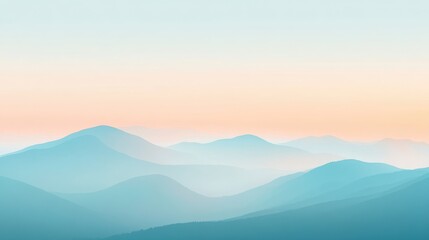 smooth gradient blend of light blue and soft peach creating a gentle atmosphere