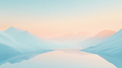 smooth gradient blend of light blue and soft peach creating a gentle atmosphere