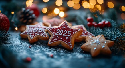 Holiday Cookies with 2025 Design