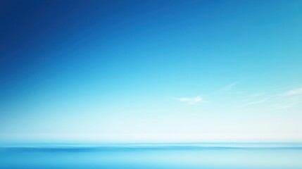 Obraz premium cool blue gradient from light to darker tones for a peaceful yet vibrant look