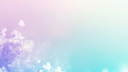 fresh gradient of soft turquoise to pastel lavender for a bright and calming background