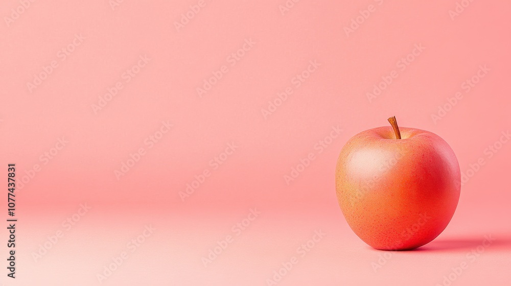 Wall mural clean solid peach color background with no texture