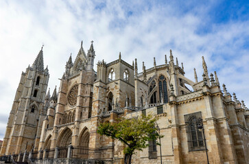 Fototapeta premium Cathedral of Leon Spain