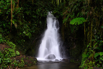 Obraz premium Air Terjun Ranamese Waterfall on Flores Island, East Nussa Tenggera, Indonesia