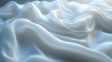 Fototapeta premium flowing white cloth background 