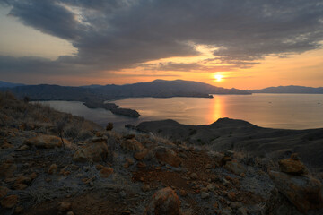 Gili Lawa Darat Island Sunset in Komodo National Park © Dietmar