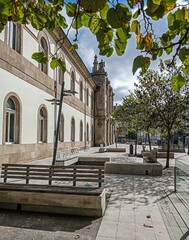 Fachada del Palacio de San Marcos en Lugo, Galicia