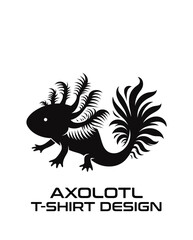 Axolotl Vector T Shirt Design