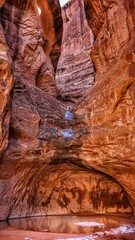 Fiery Furnace Rock Formations Arches National Park Utah