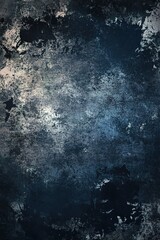 Fototapeta premium Grunge blue textured backdrop with dark edges