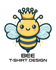 Bee Vector T Shirt Design