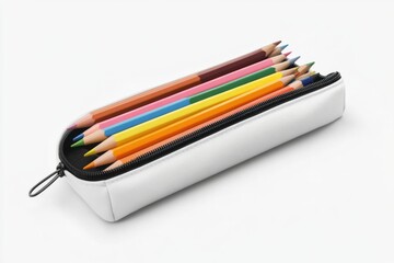 Fototapeta premium Pencil Case Mockup in a white background 