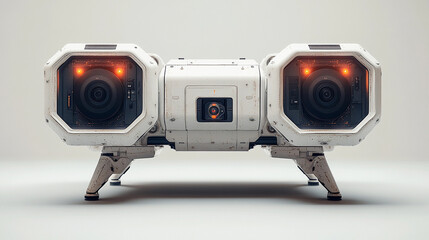 Advanced anti-drone jamming device showcasing modern military technology