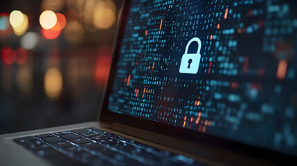 A laptop displaying a prompt for Enter OTP for Digital Signature with a padlock symbol enhancing multi-layered security.