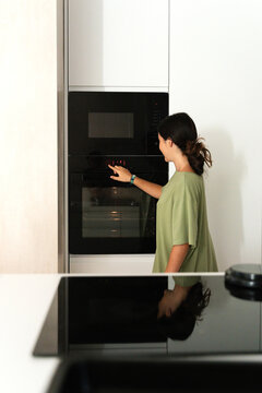 Turning on the Oven