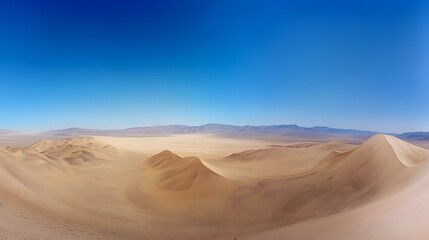 Empty desert dunes