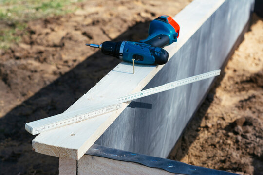 Tools on raised bed